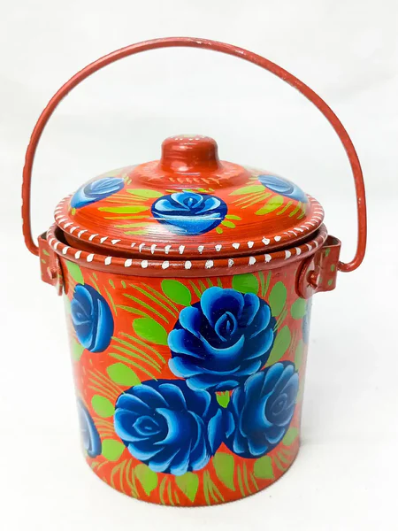 Truck Art Metal Milk Bucket (1)