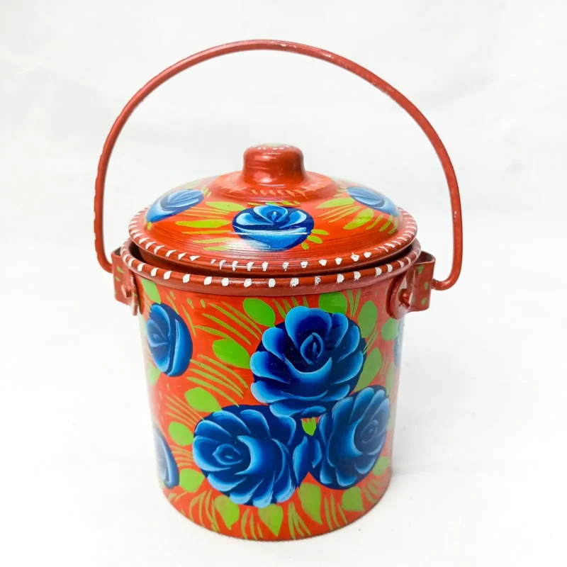 Truck Art Metal Milk Bucket (1)