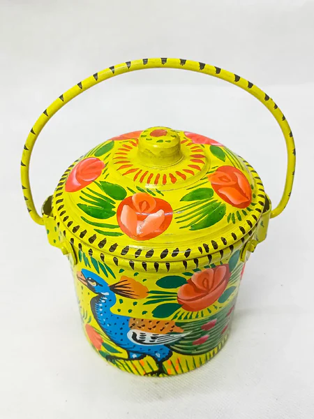 Truck Art Metal Milk Bucket (2)