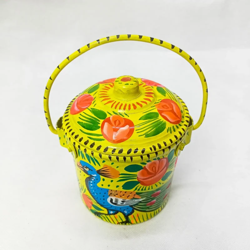 Truck Art Metal Milk Bucket (2)