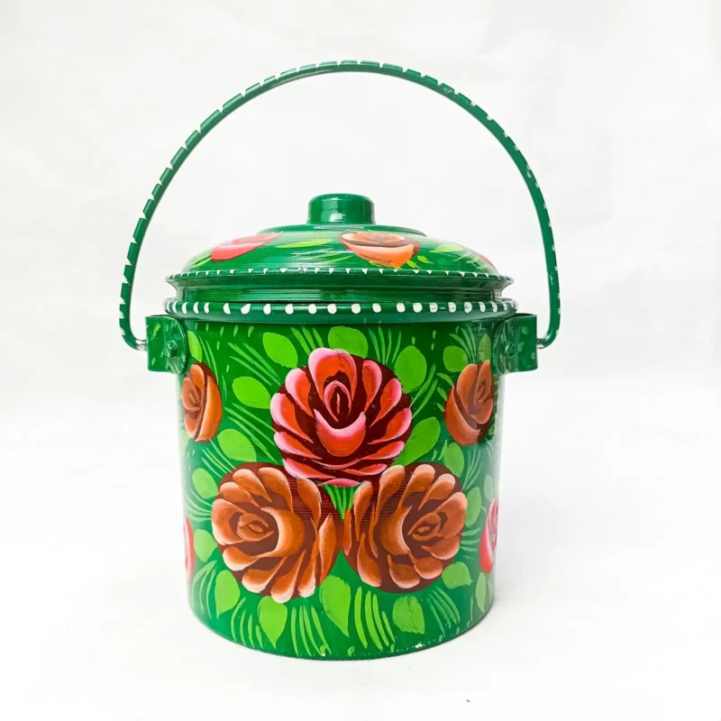 Truck Art Metal Milk Bucket (1)