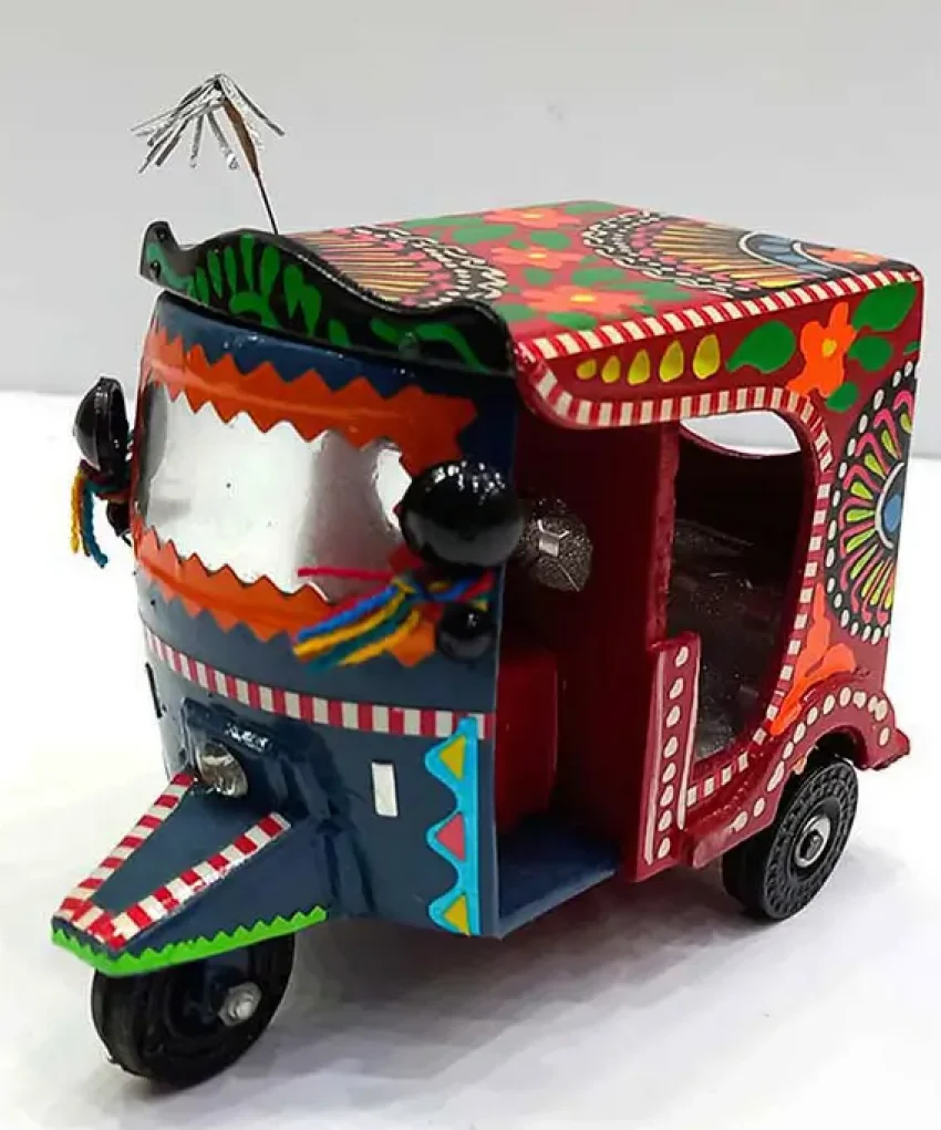 Truck Art Rickshaw (1) Auto Rickshaw Miniature