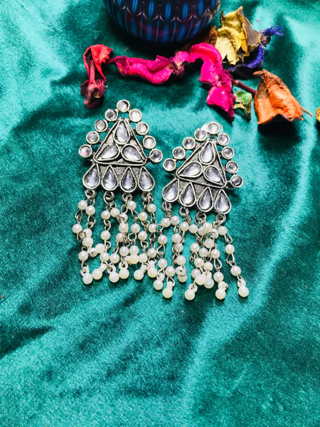 Unique Oxidized Earrings
