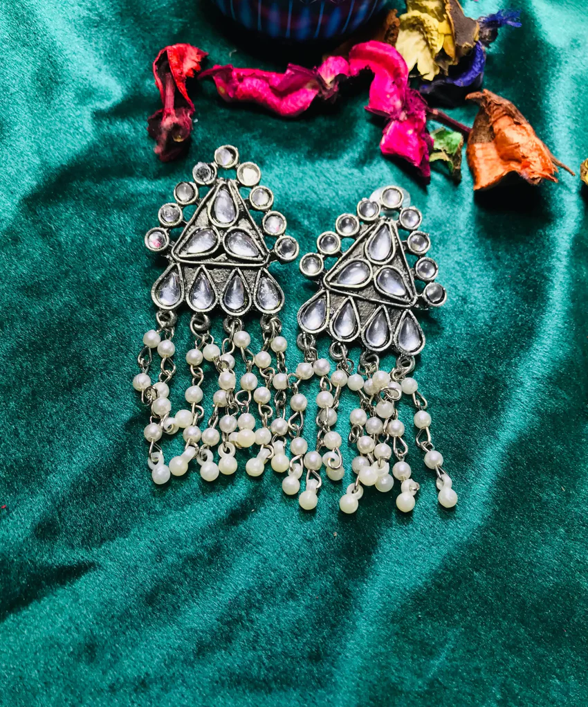 Unique Oxidized Earrings