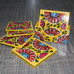 Wooden Tea Coaster - Hand Painted (4)