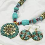 afghan necklace set
