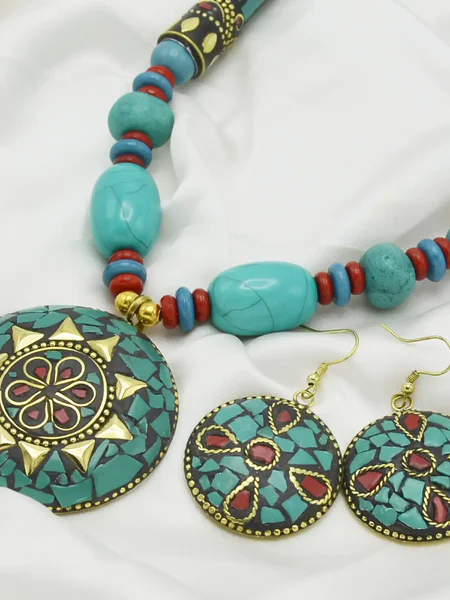 afghan necklace set