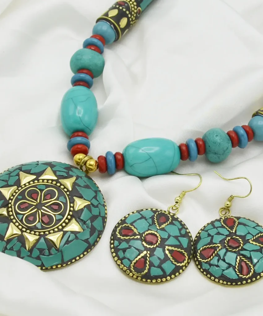 afghan necklace set