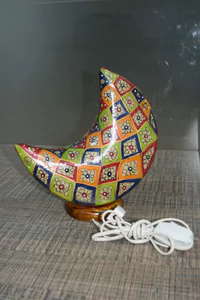 antique camel skin lamps