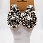 antique earrings silver