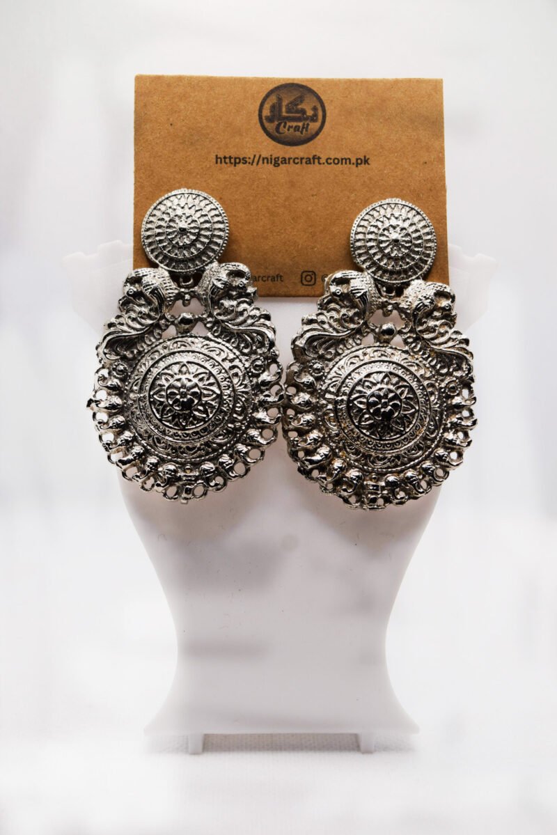 antique earrings silver