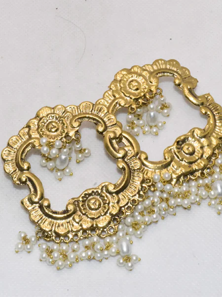 flower gajra earrings