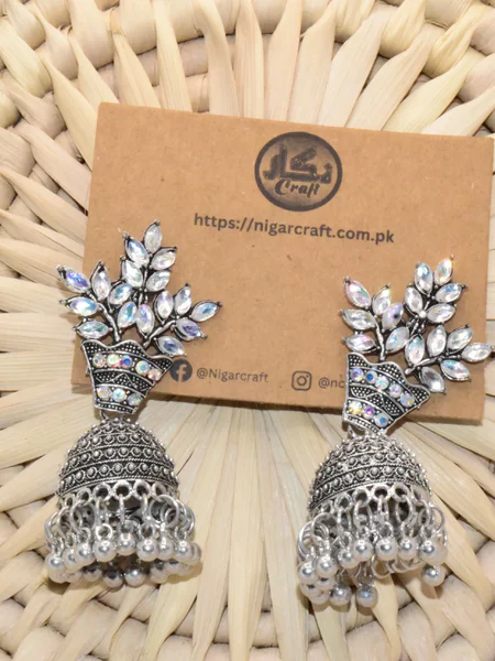 oxidized earrings design