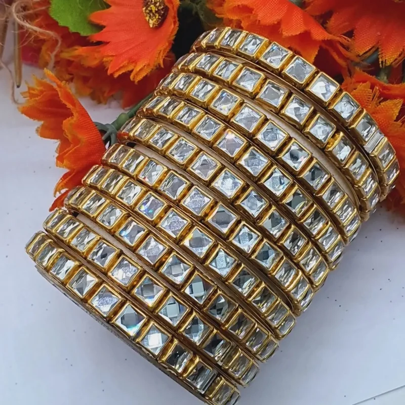 Handmade Kundan Bangles (1)