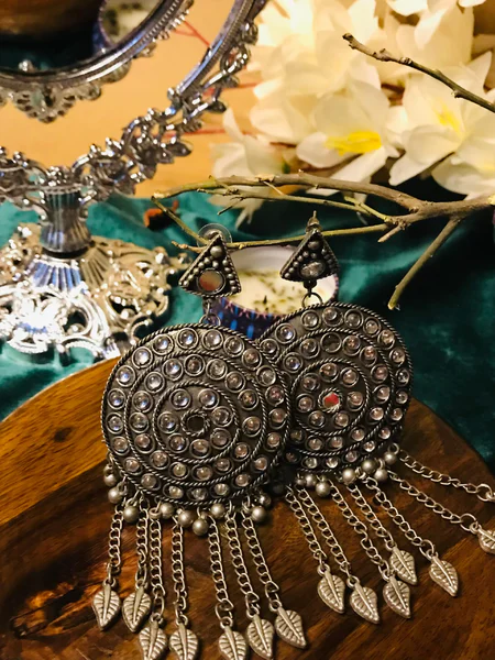 Charming Silver Earrings in Pakistan
