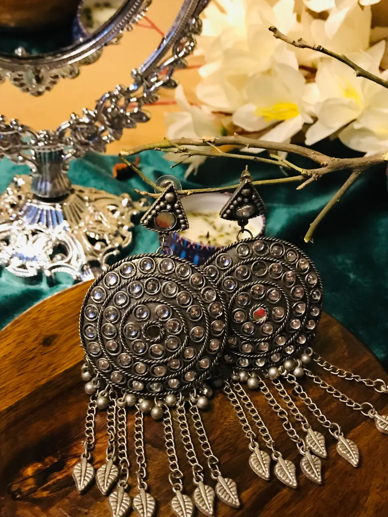 Charming Silver Earrings in Pakistan