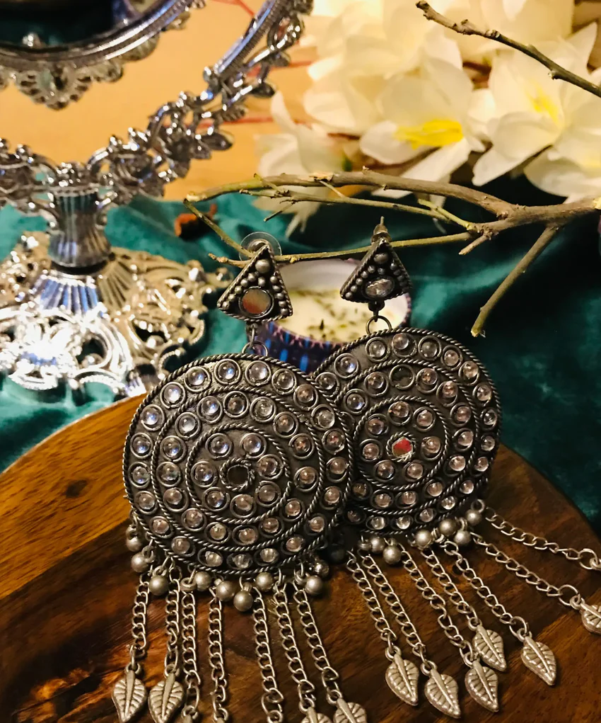 Charming Silver Earrings in Pakistan