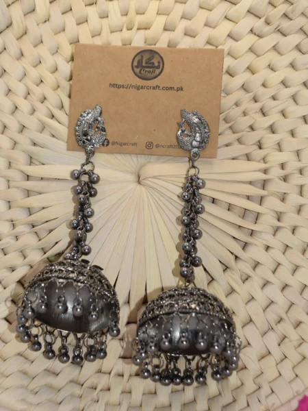 Long Silver Earrings
