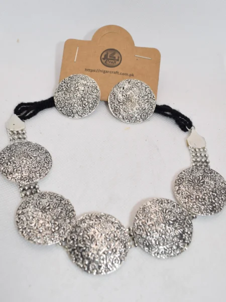 Silver Choker Necklace Pakistan