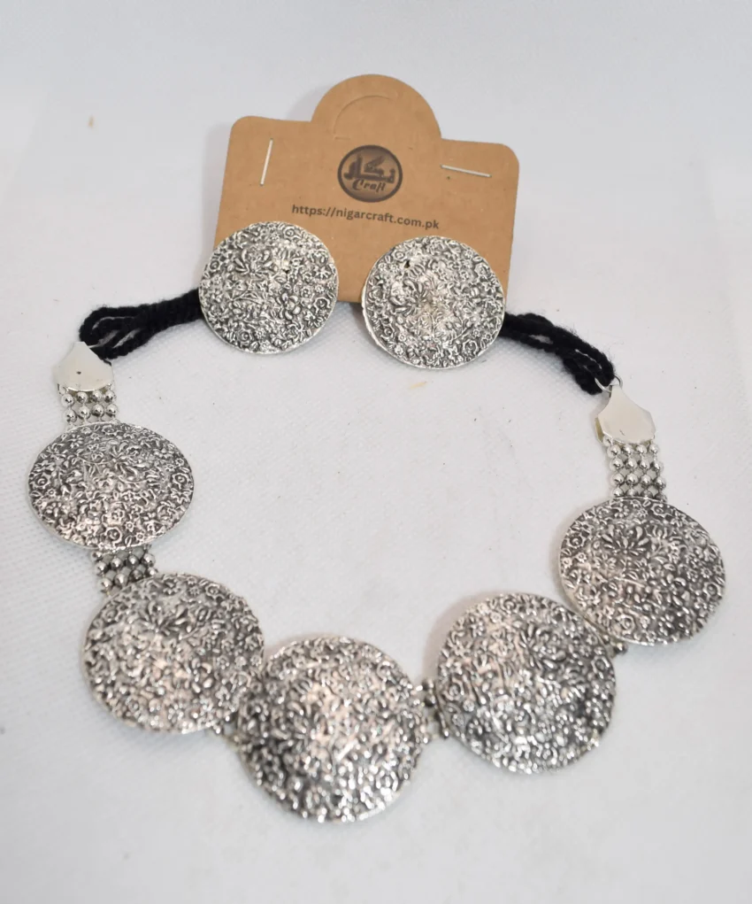 Silver Choker Necklace Pakistan