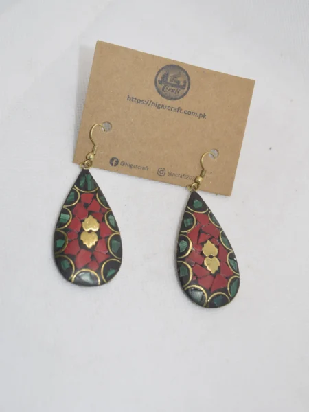 Golden Afghani Earrings