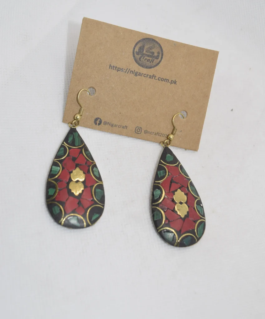 Golden Afghani Earrings