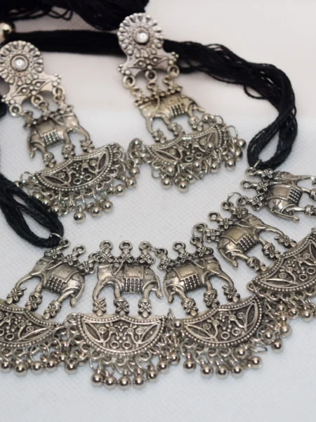 Elephant Choker Necklace