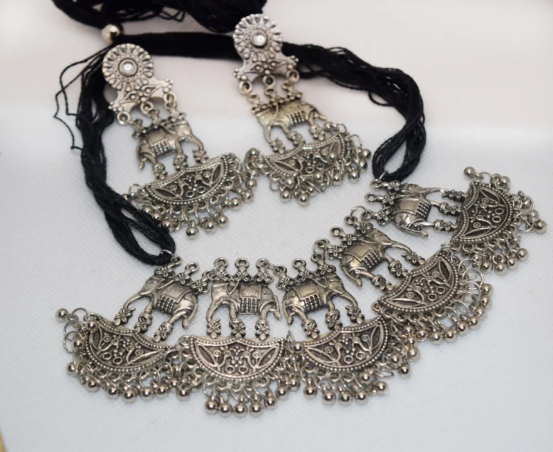 Elephant Choker Necklace