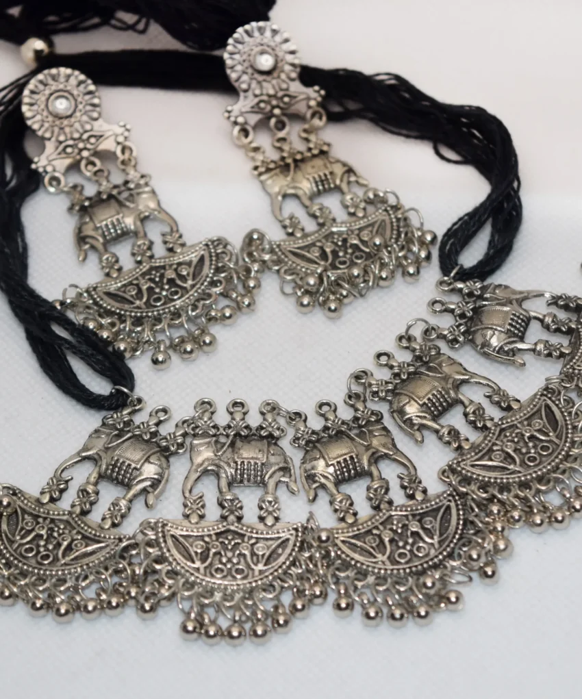 Elephant Choker Necklace
