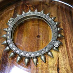 Evil Eye Bangle Bracelet Silver (1)