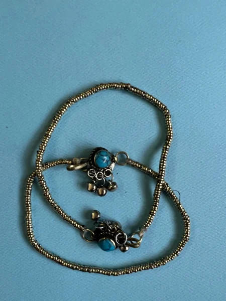 Gold Afghan Anklet (1)