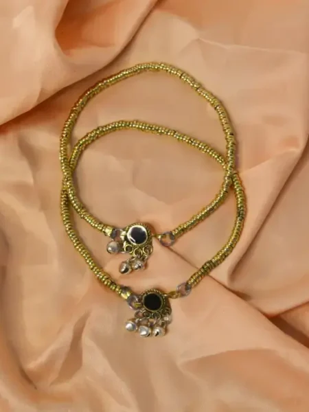 Gold Afghan Anklet (1)