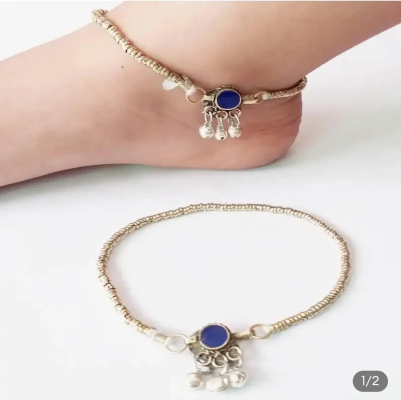 Gold Afghan Anklet (1)