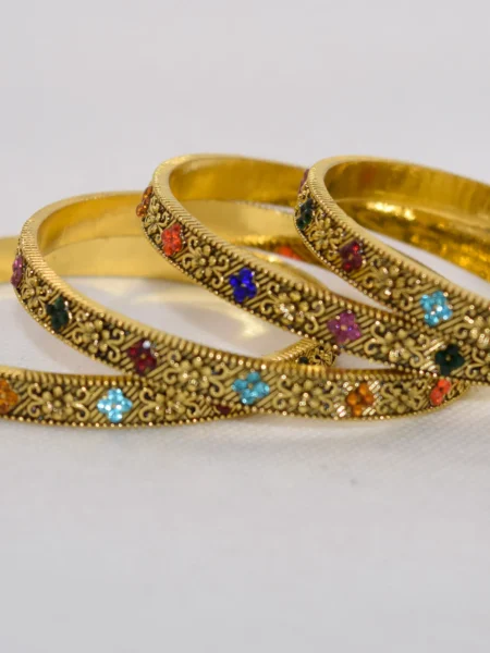 Gold Metal Bangles
