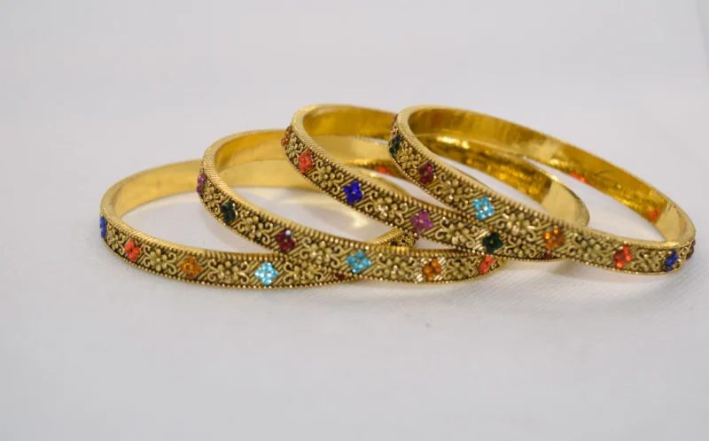 Gold Metal Bangles