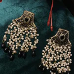 Large Black Oxidized Earrings (2)