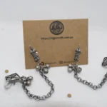 Minimal Oxidized Silver Earrings -1