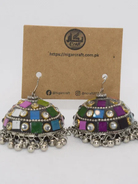 Multicolor Afghani Earrings (1)