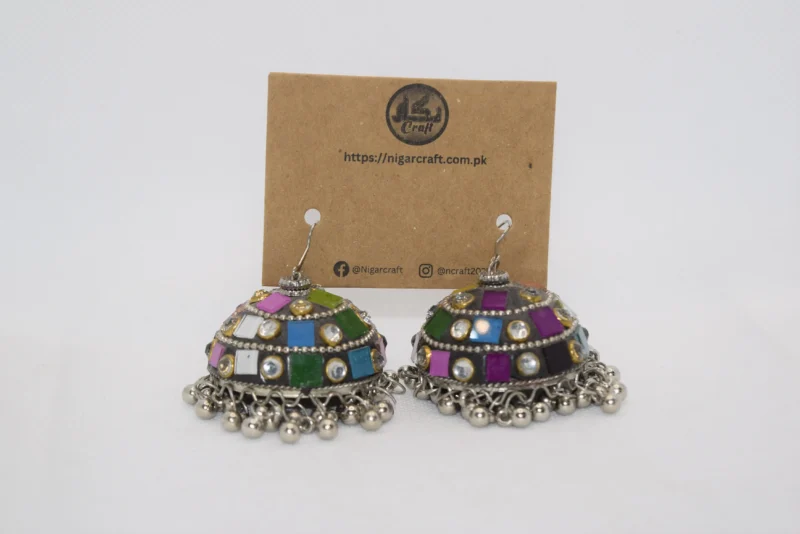Multicolor Afghani Earrings (1)
