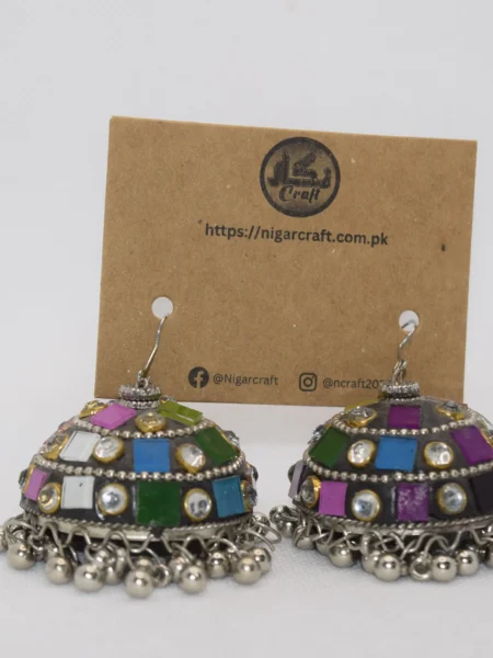 Multicolor Afghani Earrings (1)