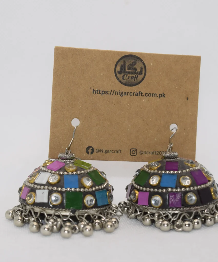 Multicolor Afghani Earrings (1)