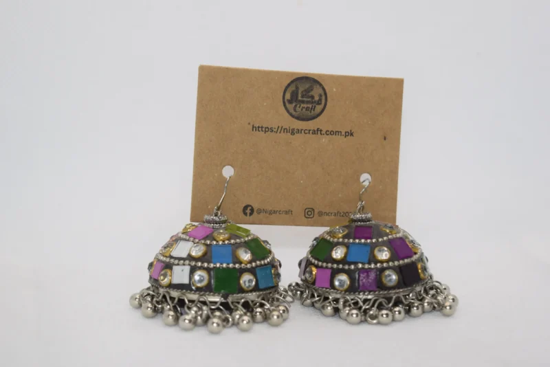 Multicolor Afghani Earrings (1)