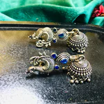 Oxidized Silver Earrings for Girls