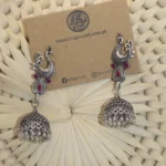 Oxidized Silver Earrings for Girls (1)