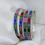 Silver Bangles Set