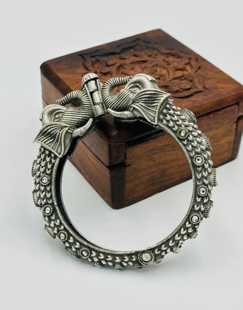 Silver Cuff Bracelet Antique