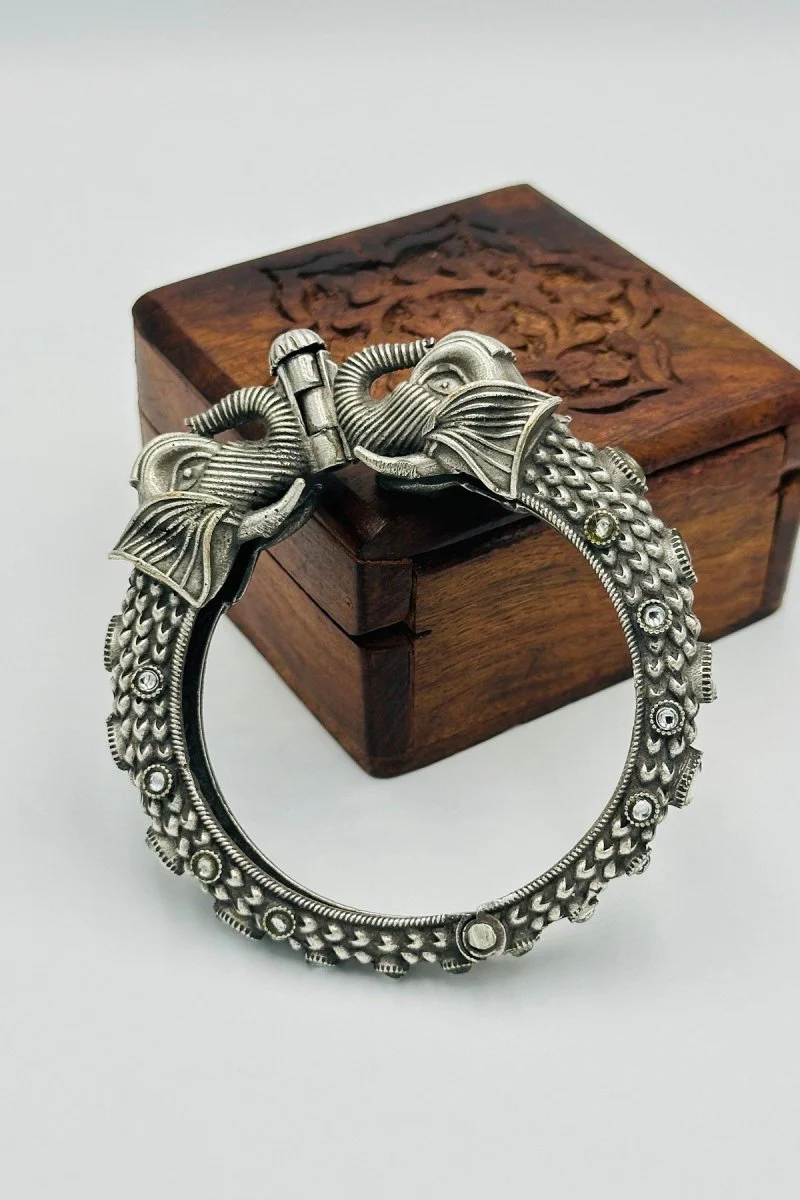 Silver Cuff Bracelet Antique