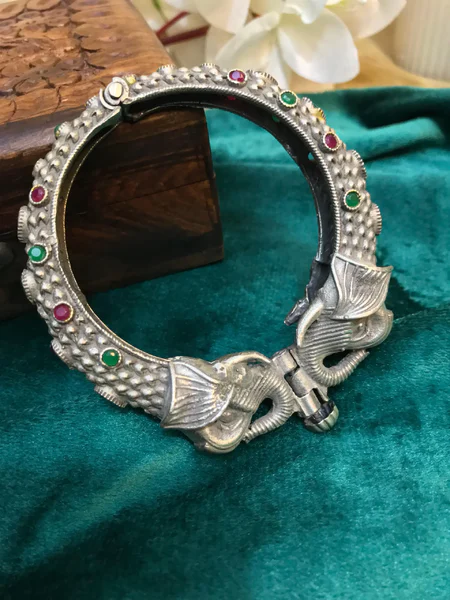 Silver Cuff Bracelet Antique