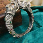 Silver Cuff Bracelet Antique