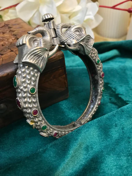 Silver Cuff Bracelet Antique